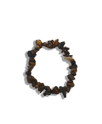 Natural Tiger Eye Snowflake Crystal Bracelet