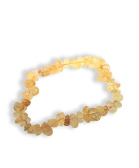 Natural Citrine Snowflake Crystal Bracelet