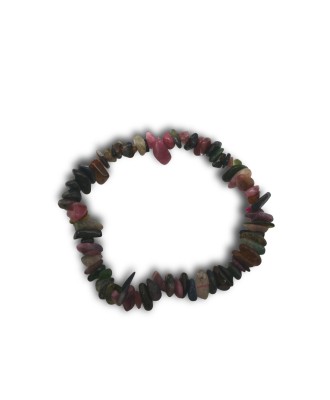 Natural Tourmaline Snowflake Crystal Bracelet